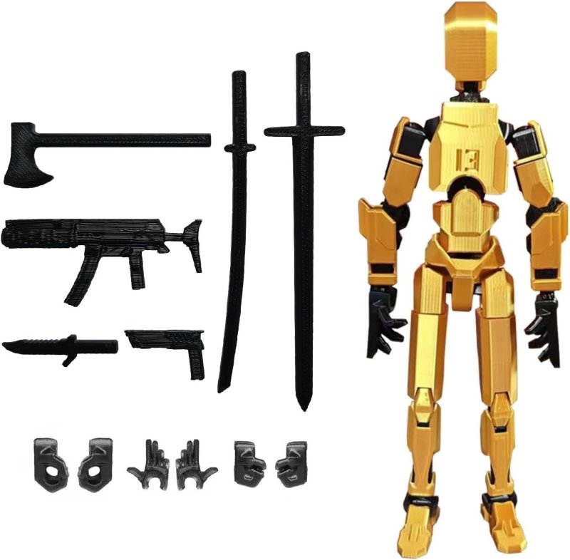TITAN 13 3D PRINTED LUCKY ASSEMBLED DUMMY ACTION FIGURE