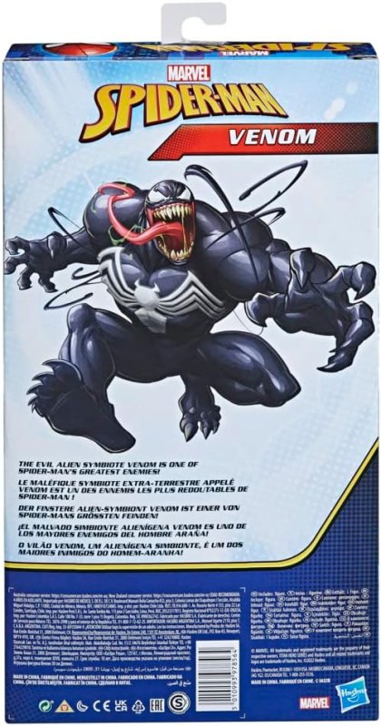 MARVEL TITAN HERO SERIES DELUXE VENOM 12-INCH SCALE COLLECTIBLE ACTION FIGURE FOR KIDS AGES 4 AND UP