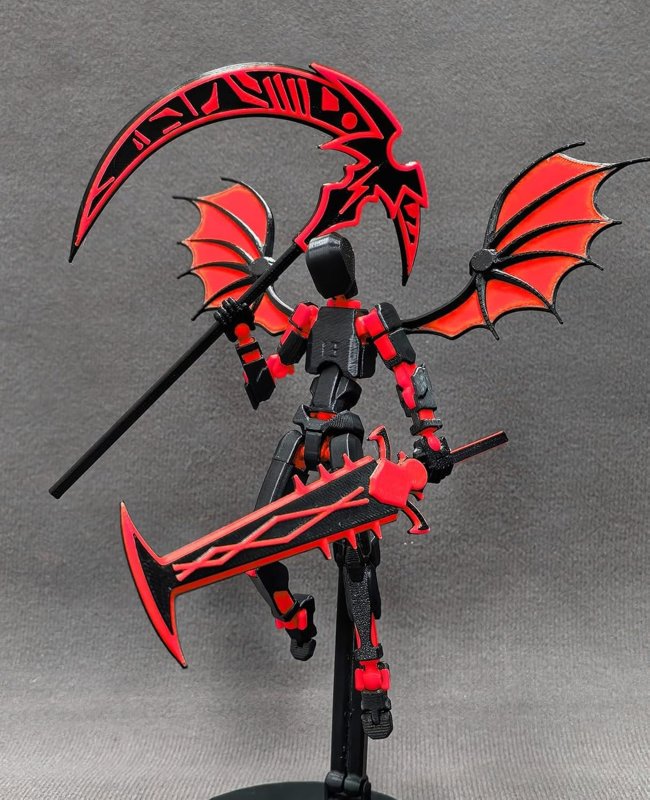 T13 ROBOT ACTION FIGURE SET TITAN LUCKY RED COLLECTORS DESKTOP DECORATIONS
