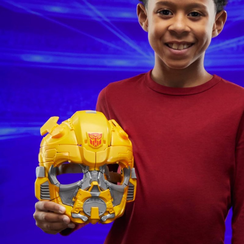TRANSFORMERS ONE 2 IN 1 BUMBLEBEE B-127 9.8 INCH ROBOT ACTION FIGURE CONVERTS TO MASK INTERACTIVE TOYS FOR BOYS AND GIRLS AGES 6 AND UP