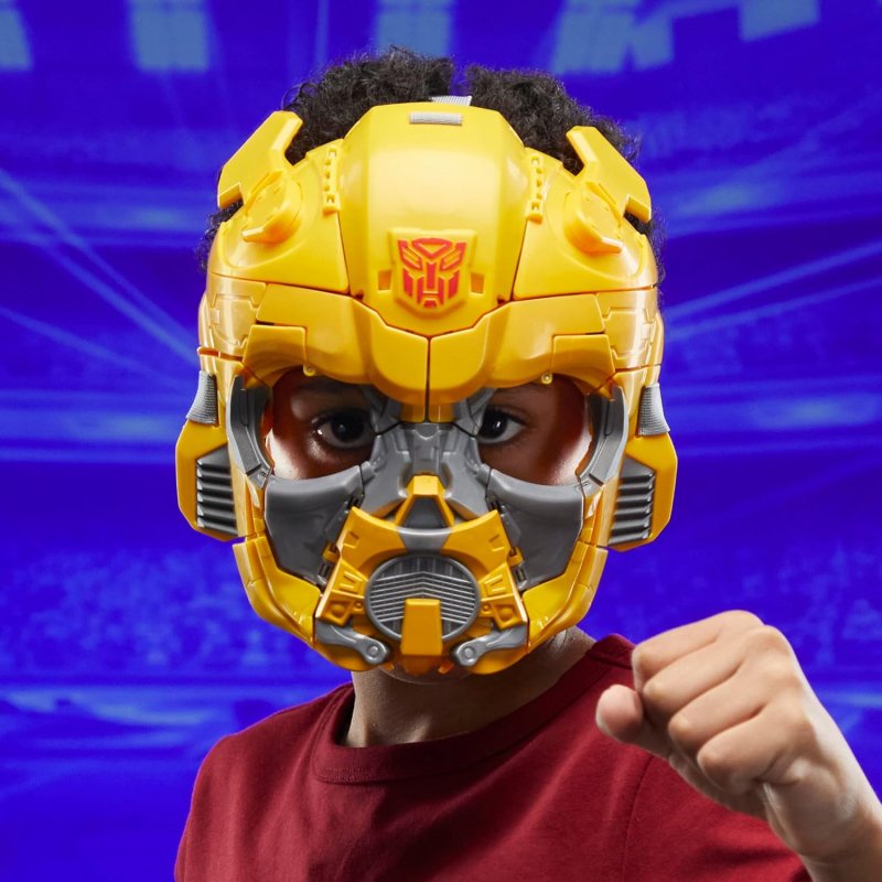 TRANSFORMERS ONE 2 IN 1 BUMBLEBEE B-127 9.8 INCH ROBOT ACTION FIGURE CONVERTS TO MASK INTERACTIVE TOYS FOR BOYS AND GIRLS AGES 6 AND UP
