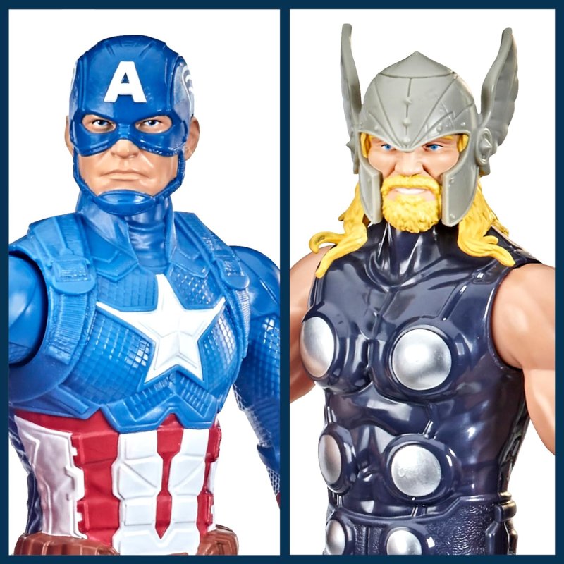 MARVEL TITAN HERO SERIES 6-PACK ACTION FIGURES 12-INCH TOYS MARVEL COMICS KIDS 4+