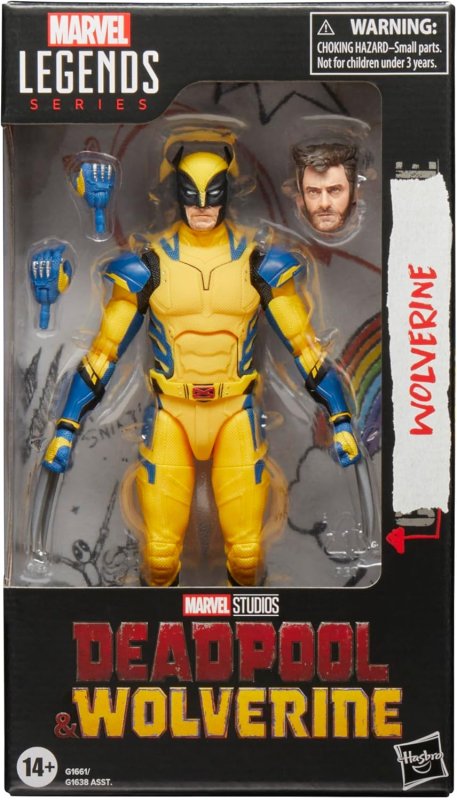 MARVEL LEGENDS SERIES WOLVERINE DEADPOOL WOLVERINE COLLECTIBLE 6 INCH ACTION FIGURE ADULTS AGES 14 UP