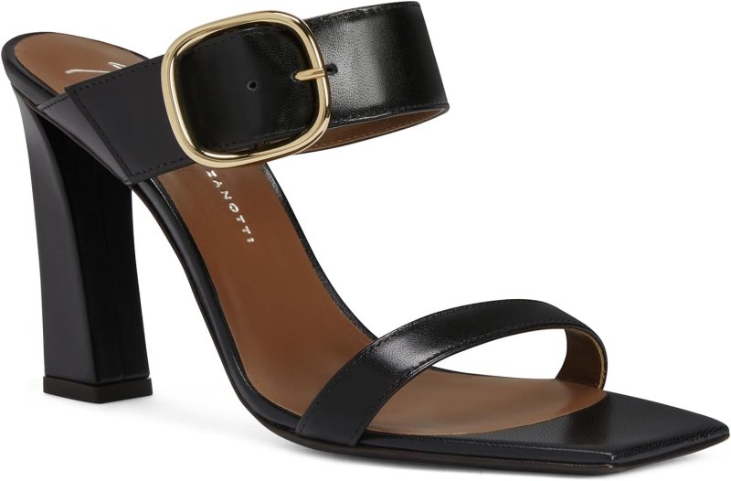 GIUSEPPE ZANOTTI 4.5 BLACK HIGH HEEL SHOES
