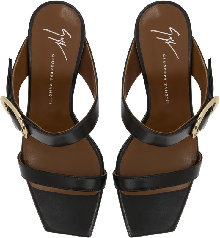 GIUSEPPE ZANOTTI 4.5 BLACK HIGH HEEL SHOES