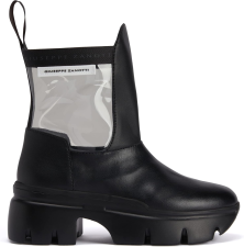 GIUSEPPE ZANOTTI 9 BLACK HIGH-TOP SNEAKERS