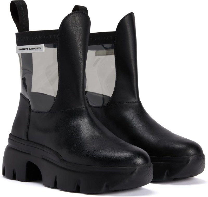 GIUSEPPE ZANOTTI 9 BLACK HIGH-TOP SNEAKERS