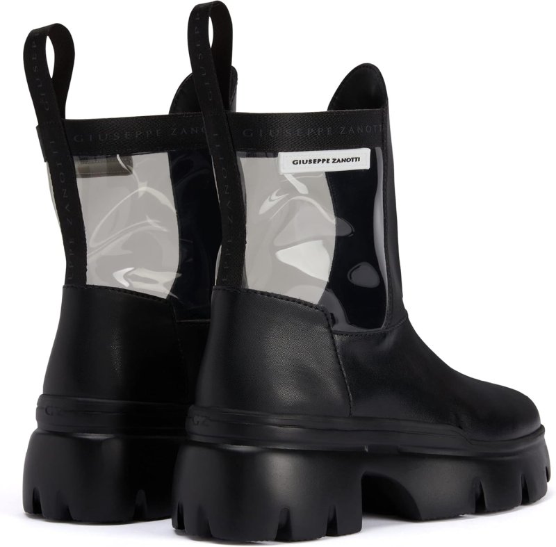 GIUSEPPE ZANOTTI 9 BLACK HIGH-TOP SNEAKERS