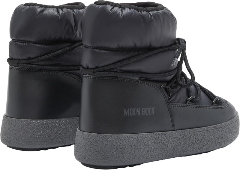 MOON BOOT 11.5 WOMEN 10.5 MEN BLACK WINTER SNOW BOOTS