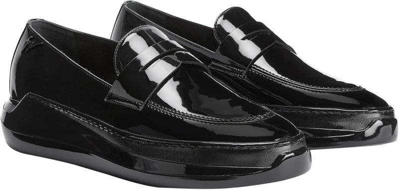 GIUSEPPE ZANOTTI 12 BLACK WOMEN'S HIGH-TOP SNEAKERS