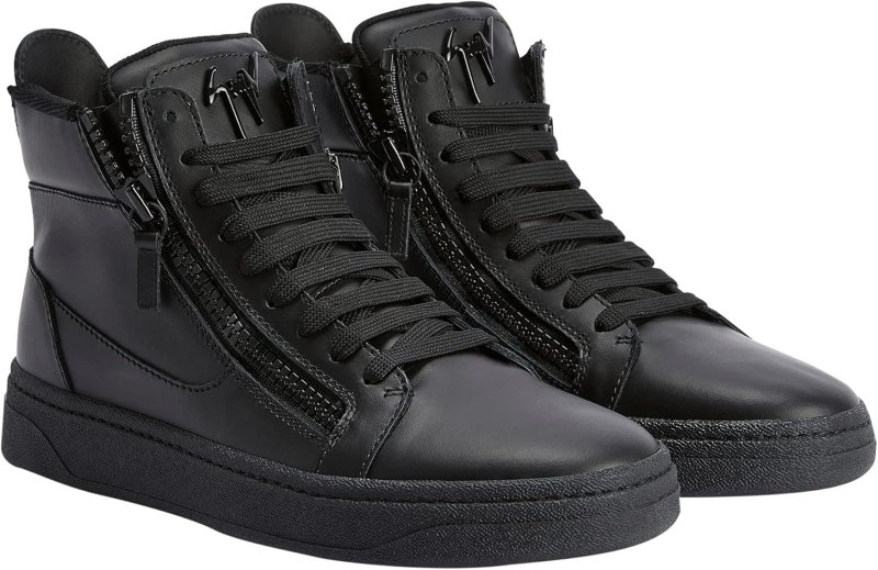 GIUSEPPE ZANOTTI 8 BLACK SHOES FOR MEN