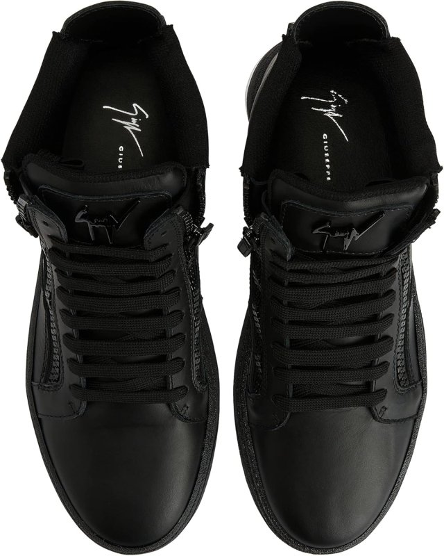 GIUSEPPE ZANOTTI 8 BLACK SHOES FOR MEN