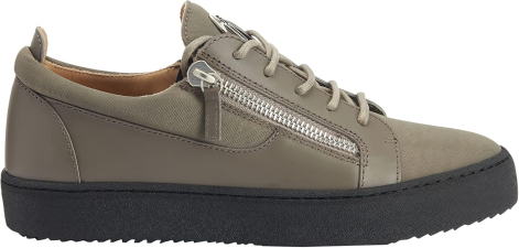 GIUSEPPE ZANOTTI 8 GREY HIGH-TOP SNEAKERS