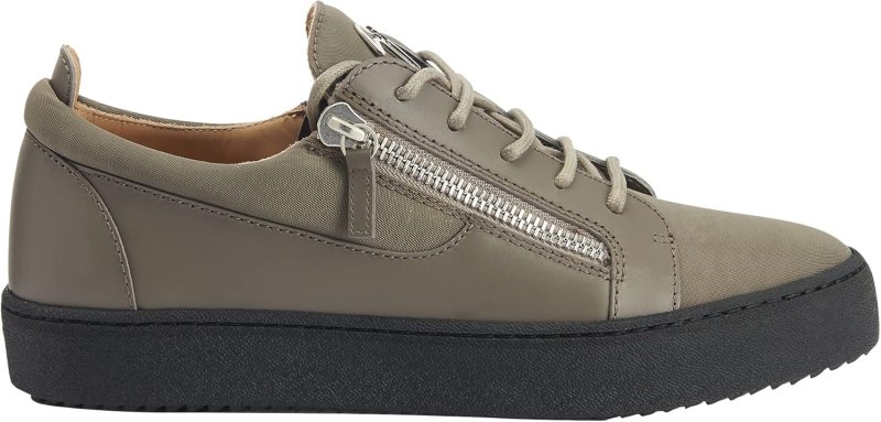 GIUSEPPE ZANOTTI 8 GREY HIGH-TOP SNEAKERS