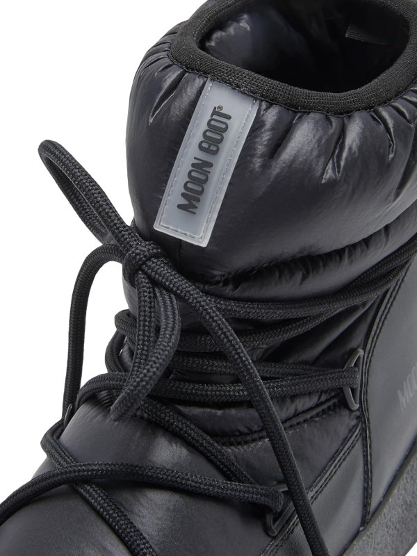 MOON BOOT 6 WOMEN 5 MEN BLACK WATERPROOF SNOW BOOTS