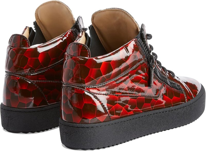 GIUSEPPE ZANOTTI 8 RED HIGH HEEL PUMPS FOR WOMEN