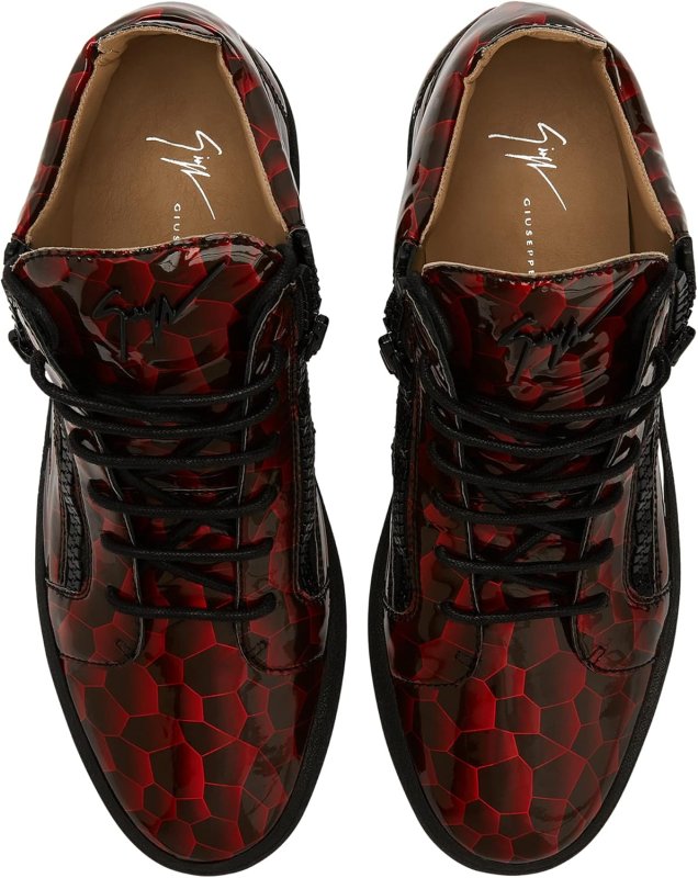GIUSEPPE ZANOTTI 8 RED HIGH HEEL PUMPS FOR WOMEN