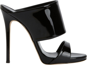 GIUSEPPE ZANOTTI 6.5 SILVER HIGH HEEL SANDALS