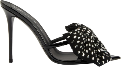 GIUSEPPE ZANOTTI 8 BLACK HIGH TOP SNEAKERS