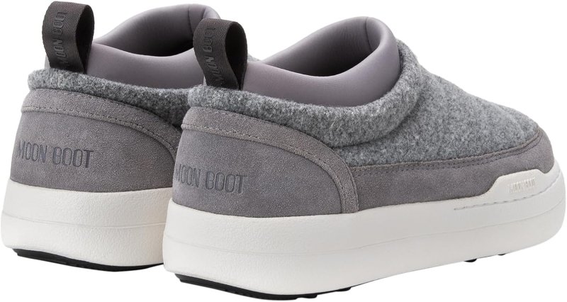 MOON BOOT 6 WOMEN 5 MEN GREY WINTER SNOW BOOTS OUTDOOR UNISEX FOOTWEAR