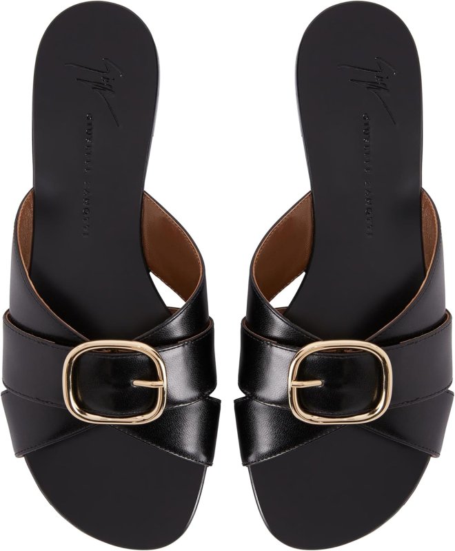 GIUSEPPE ZANOTTI 6.5 BLACK HIGH HEEL SHOES