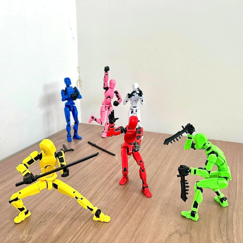 T13 ACTION FIGURE DUMMY 13 3D PRINTED TOY GIFTS FOR KIDS ROBOT 13 FULL BODY MECHANICAL DOLL CHRISTMAS BIRTHDAY GIFT FOR BOYS GIRLS