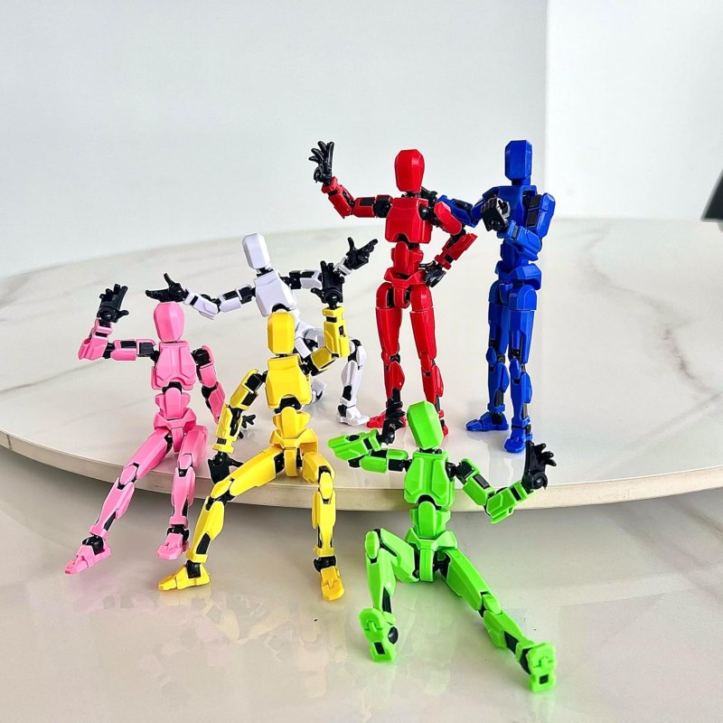T13 ACTION FIGURE DUMMY 13 3D PRINTED TOY GIFTS FOR KIDS ROBOT 13 FULL BODY MECHANICAL DOLL CHRISTMAS BIRTHDAY GIFT FOR BOYS GIRLS