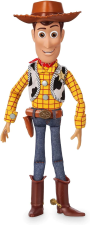 DISNEY STORE SHERIFF WOODY TALKING ACTION FIGURE TOY STORY SOUNDS PHRASES INTERACTS WITH FIGURES TOYS.