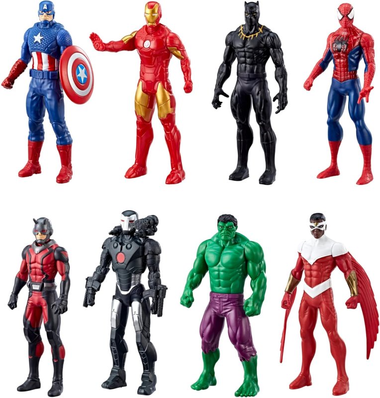 MARVEL AVENGERS ULTIMATE PROTECTORS PACK 6 INCH SCALE 8 ACTION FIGURES WITH ACCESSORIES SUPERHERO TOYS TOYS FOR BOYS AND GIRLS AGES 4 AND UP
