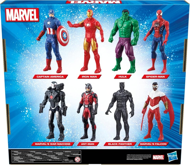 MARVEL AVENGERS ULTIMATE PROTECTORS PACK 6 INCH SCALE 8 ACTION FIGURES WITH ACCESSORIES SUPERHERO TOYS TOYS FOR BOYS AND GIRLS AGES 4 AND UP