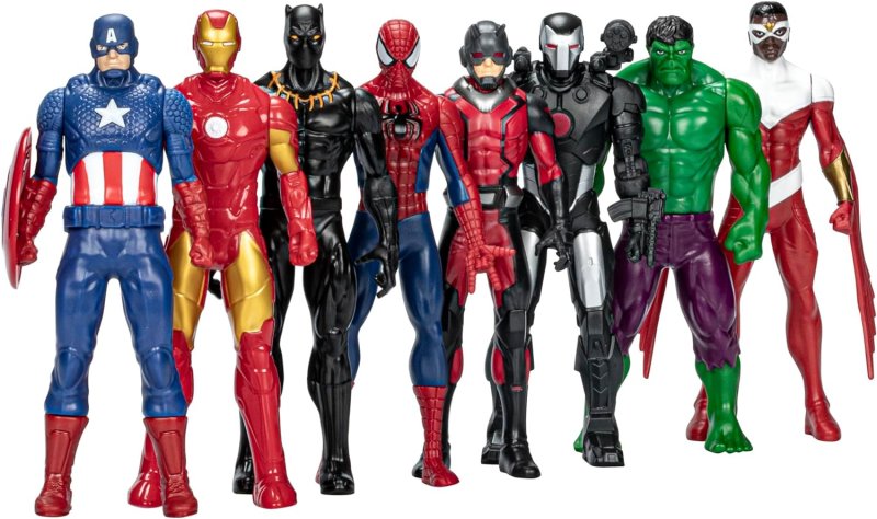 MARVEL AVENGERS ULTIMATE PROTECTORS PACK 6 INCH SCALE 8 ACTION FIGURES WITH ACCESSORIES SUPERHERO TOYS TOYS FOR BOYS AND GIRLS AGES 4 AND UP