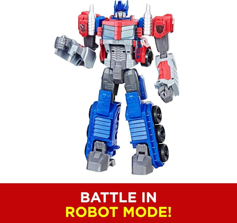 TRANSFORMERS HEROIC OPTIMUS PRIME ACTION FIGURE - LARGE-SCALE TOY TRUCK - KIDS 6+, 11-INCH