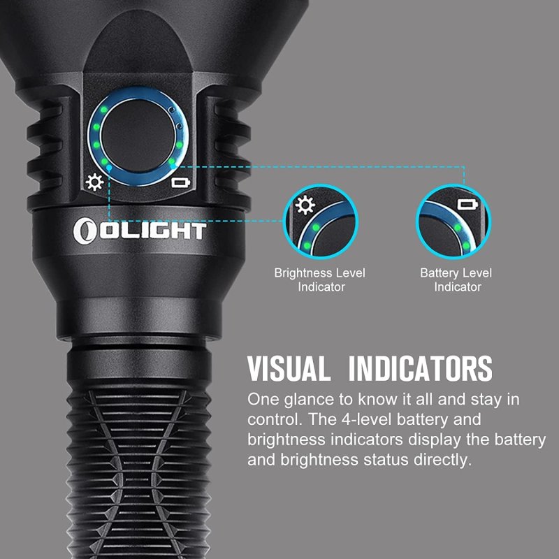 OLIGHT JAVELOT PRO 2 2500 LUMENS TACTICAL FLASHLIGHT HUNTING SEARCHING MAGNETIC DUAL SWITCH LED FLASH LIGHTS