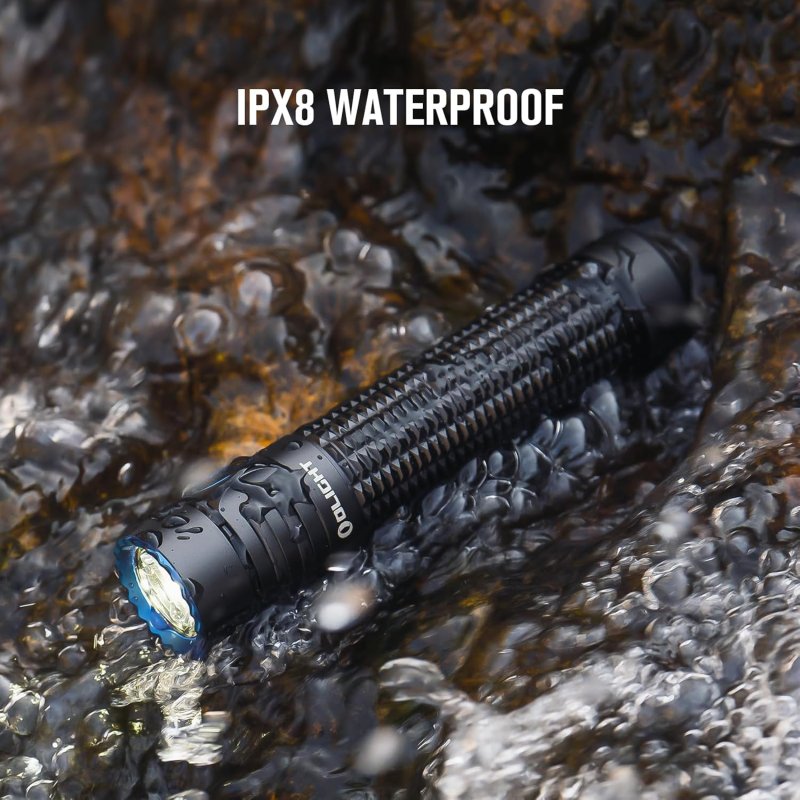 OLIGHT WARRIOR MINI3 TACTICAL FLASHLIGHT DUAL SWITCHES LED RECHARGEABLE LIGHT MCC3 CHARGER 1750 LUMENS POWERFUL EDC LIGHT CAMPING EMERGENCY OUTDOOR BLACK