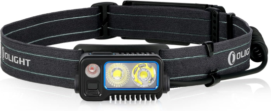 OLIGHT ARRAY 2 PRO 1500 LUMENS HEADLAMP USB-C RECHARGEABLE LED HEADLIGHT MOTION SENSOR OUTDOORS CAMPING RUNNING WORKING BLACK