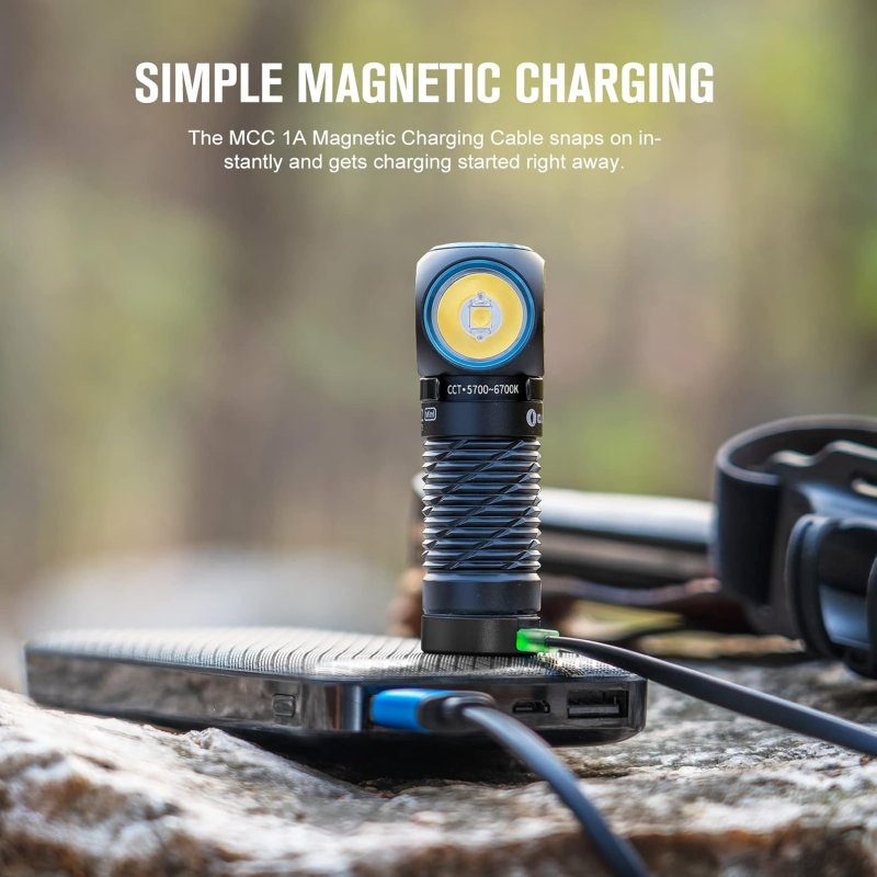 OLIGHT PERUN 2 MINI HEADLAMP 1100 LUMENS LED HEAD FLASHLIGHT RECHARGEABLE HEADLIGHT RED LIGHT OPTION IDEAL FOR WORK HIKING CAMPING CLIMBING BLACK COOL WHITE 5700-6700K
