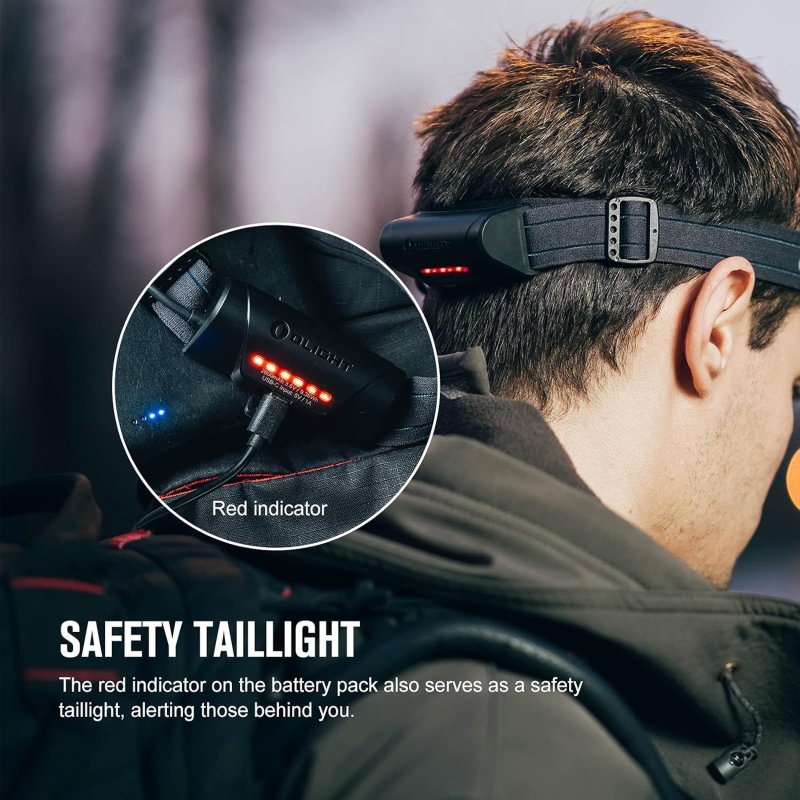 OLIGHT ARRAY 2S HEADLAMP 1000 LUMENS HAND WAVE CONTROL 4 MODES BRIGHT LED HEADLIGHT RED LIGHT RECHARGEABLE LIGHTWEIGHT HEAD FLASHLIGHTS FOR RUNNING WORKING CAMPING GEAR