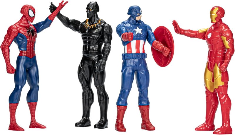 MARVEL AVENGERS ULTIMATE PROTECTORS PACK 6-INCH SCALE 8 ACTION FIGURES WITH ACCESSORIES SUPER HERO TOYS FOR BOYS AND GIRLS 4+