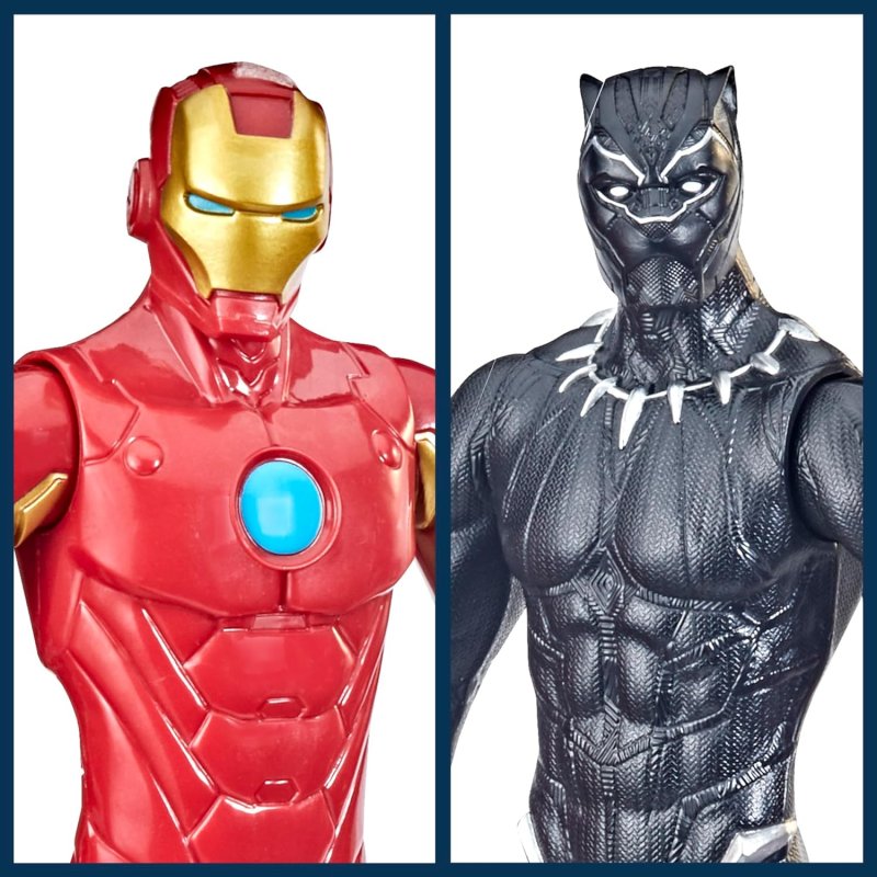 MARVEL TITAN HERO SERIES ACTION FIGURE MULTIPACK 6 FIGURES 12-INCH TOYS INSPIRED BY MARVEL COMICS FOR KIDS AGES 4 AND UP AMAZON EXCLUSIVE