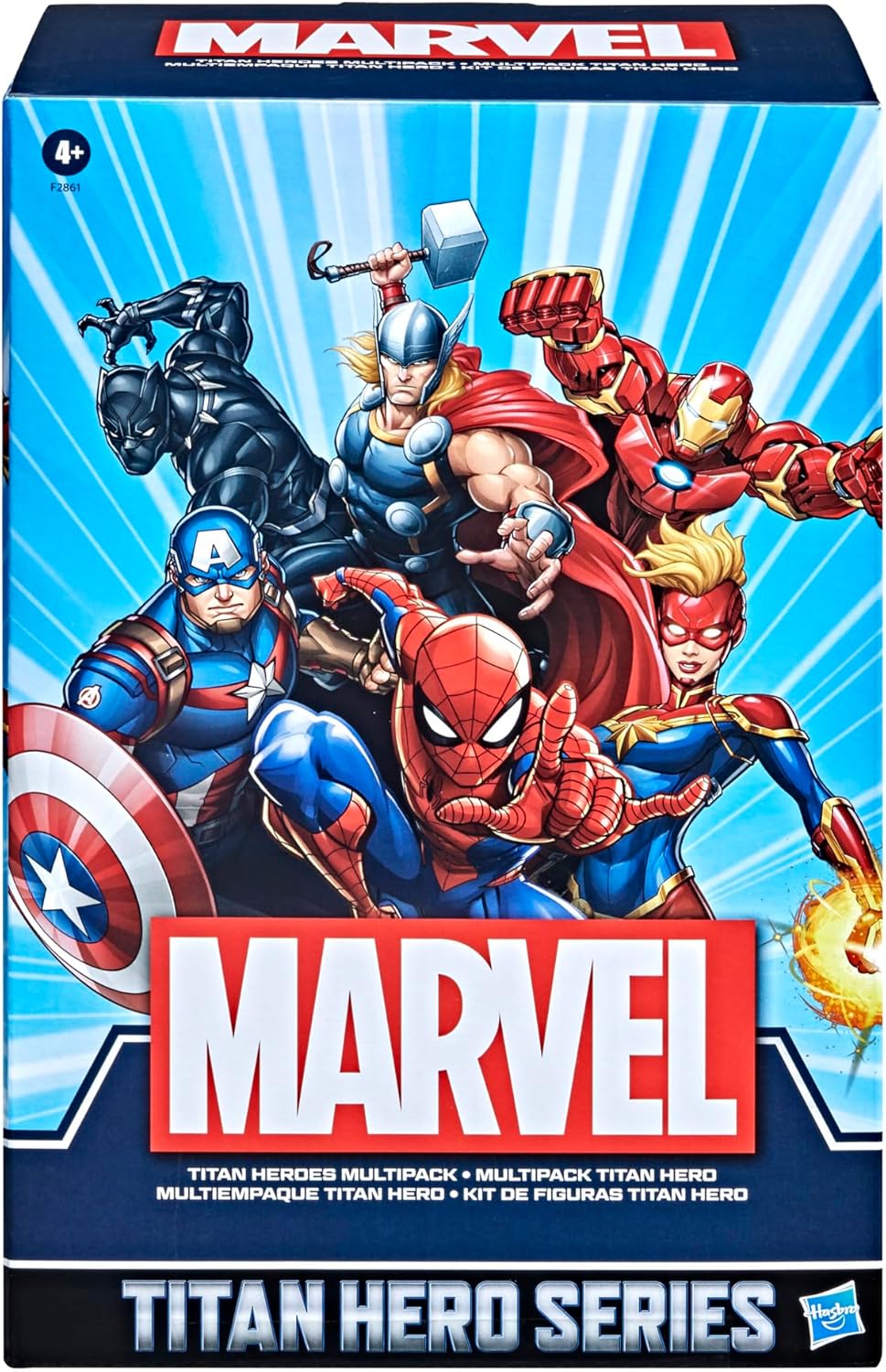 Marvel Titan Hero Series 6-Pack Action Figures 12-Inch Toys
