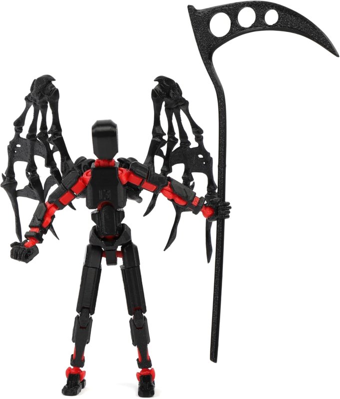 T13 ACTION FIGURE ASSEMBLY COMPLETED TITAN 13 3D PRINTED MULTI-JOINTED MOVABLE 5.54-INCH ROBOT DUMMY13 LUCKY 13 ACTION FIGURES 4PCS COLOR(A+B+C+D)