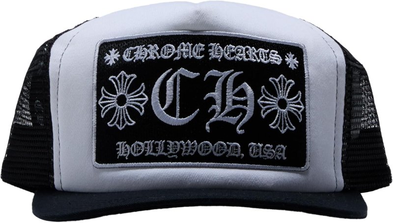 CHROME HEARTS PRE-LOVED CH PATCH TRUCKER HAT