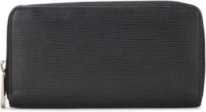LOUIS VUITTON PRE-LOVED BLACK EPI ZIPPY WALLET, BLACK