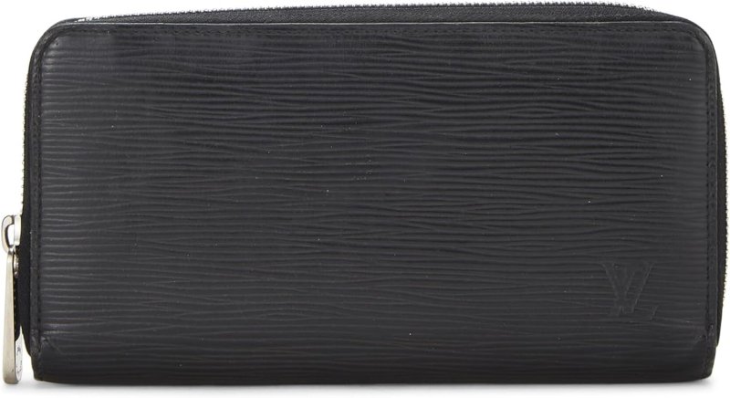 LOUIS VUITTON PRE-LOVED BLACK EPI ZIPPY WALLET, BLACK