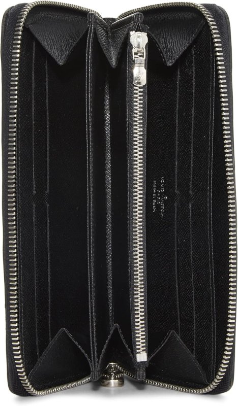 LOUIS VUITTON PRE-LOVED BLACK EPI ZIPPY WALLET, BLACK