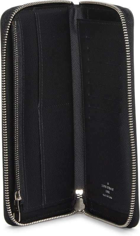 LOUIS VUITTON PRE-LOVED BLACK EPI ZIPPY VERTICAL WALLET, BLACK