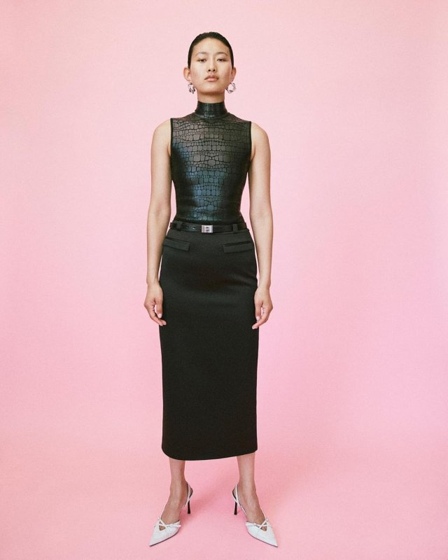 HERVé LéGER THE PARKER SKIRT