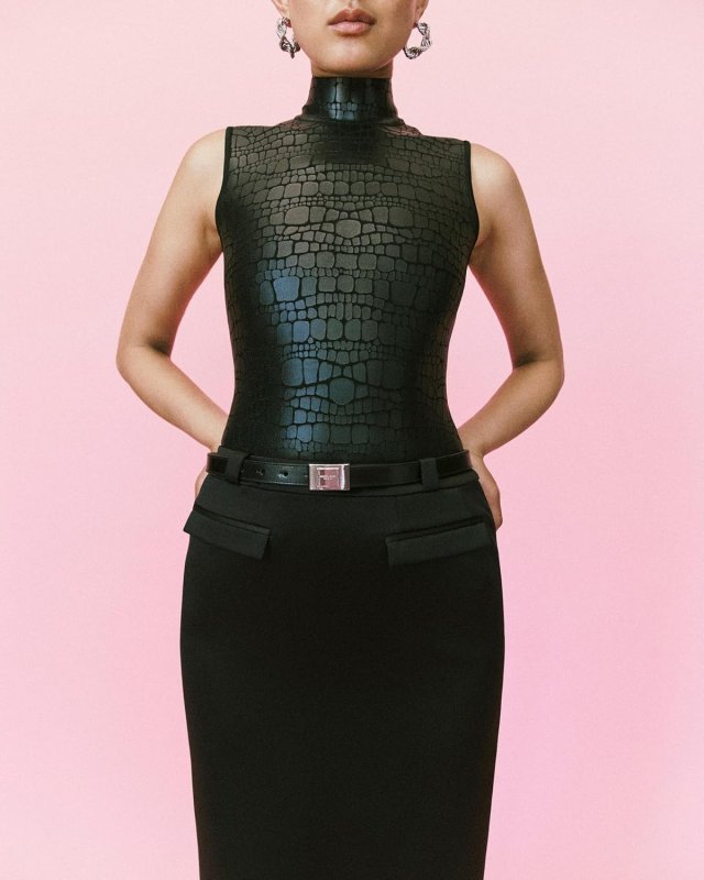 HERVé LéGER THE PARKER SKIRT