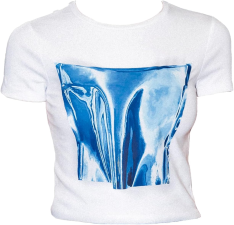 KATE BARTON PRINTED CORSET BABY TEE