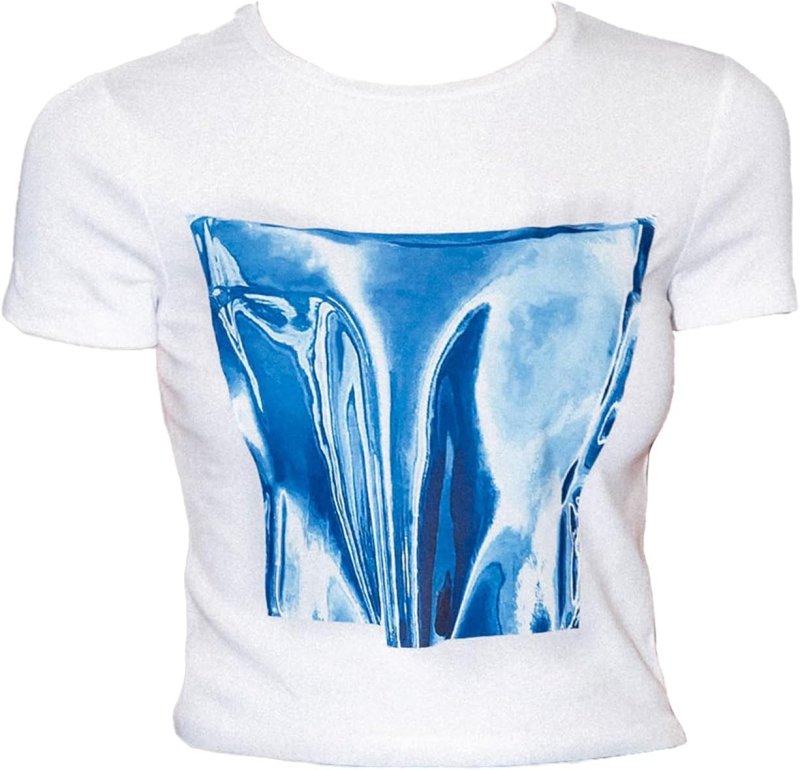 KATE BARTON PRINTED CORSET BABY TEE
